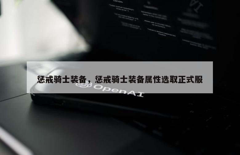 惩戒骑士装备，惩戒骑士装备属性选取正式服