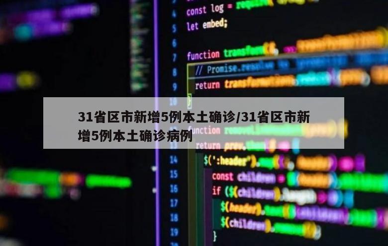 31省区市新增5例本土确诊/31省区市新增5例本土确诊病例