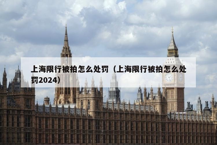 上海限行被拍怎么处罚（上海限行被拍怎么处罚2024）