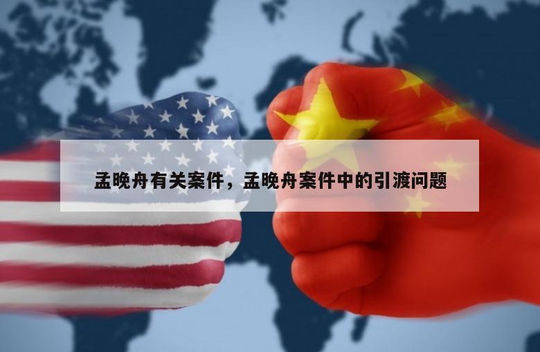孟晚舟有关案件，孟晚舟案件中的引渡问题