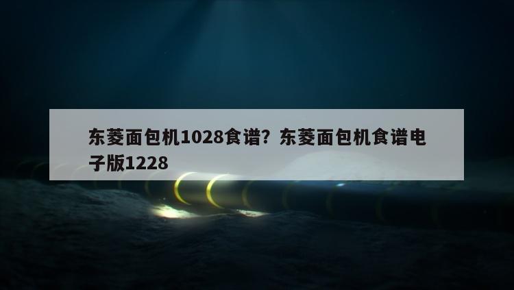 东菱面包机1028食谱？东菱面包机食谱电子版1228