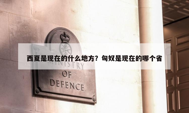 西夏是现在的什么地方？匈奴是现在的哪个省
