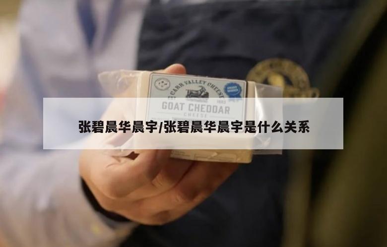 张碧晨华晨宇/张碧晨华晨宇是什么关系