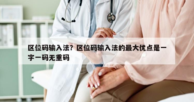 区位码输入法？区位码输入法的最大优点是一字一码无重码